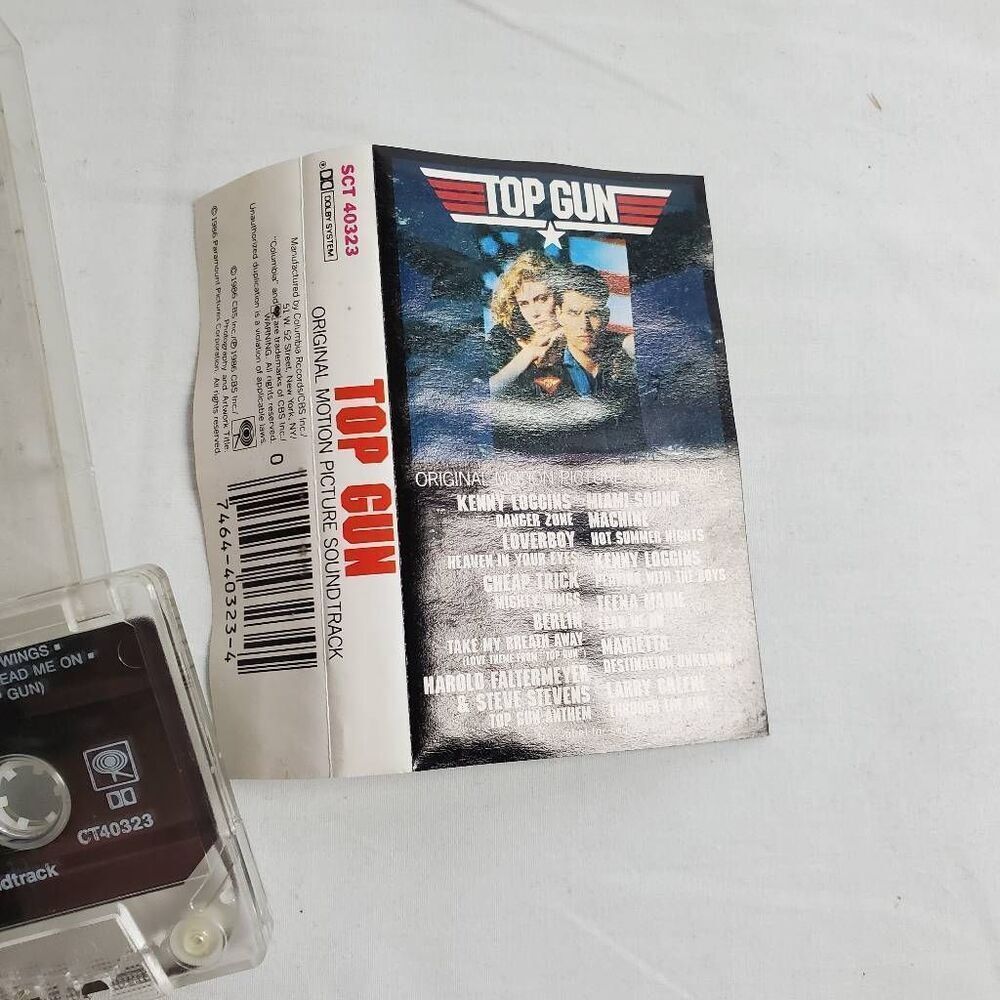 Top Gun – Original Motion Picture Soundtrack Cassette Album (1986)